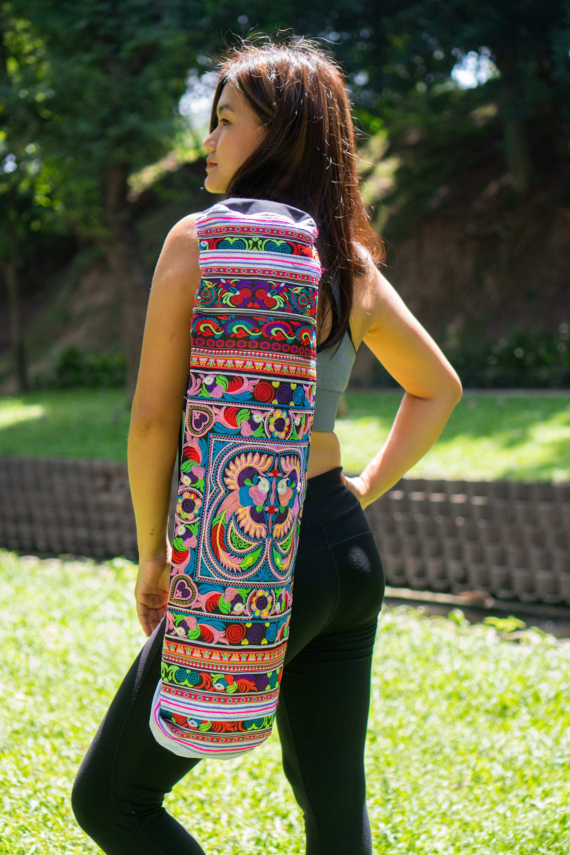 Wholesale Hmong Tribe Embroidered Yaga Mat Bag – Cherr