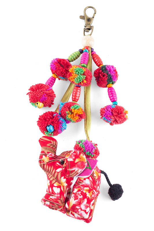 Assorted Color Elephant Hanging Charm
